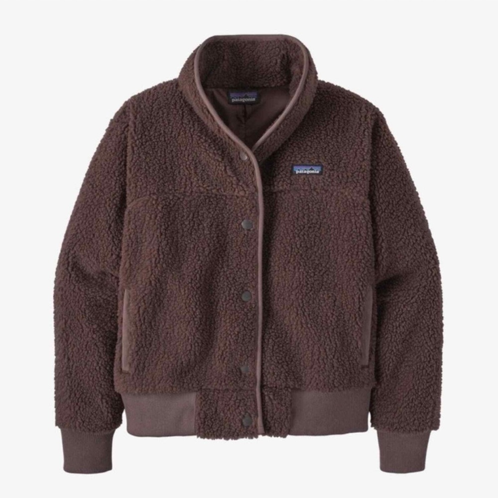 Patagonia Women's Snap Front Retro-X Fleece Jacket Dark Brown